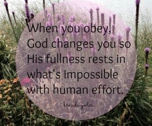 When God Removes Bitterness